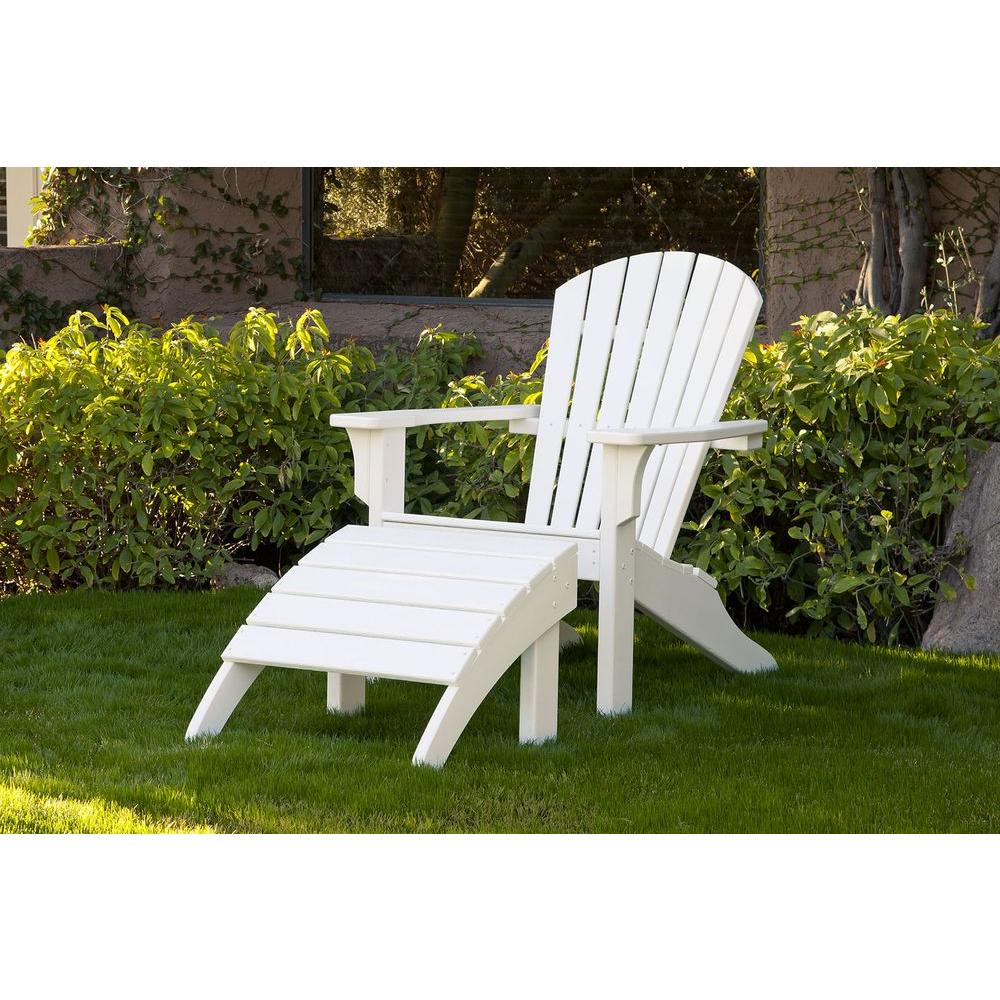 UPC 845748060134 product image for Ivy Terrace Chairs Classics White 2-Piece Shell Back Adirondack Patio Set IVS105 | upcitemdb.com
