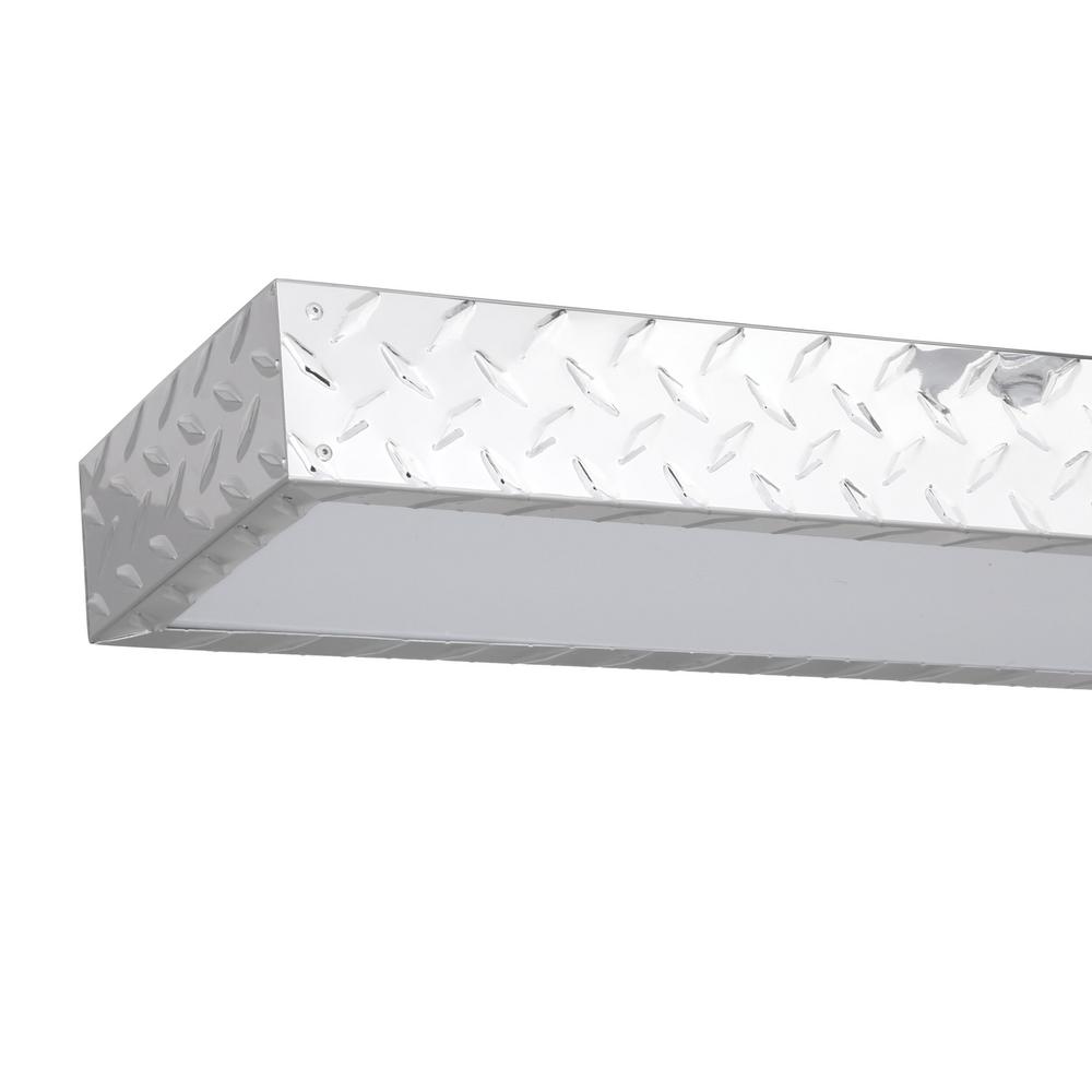 Flush Mount Strip Light Ceiling Linear Fluorescent Fixture ...