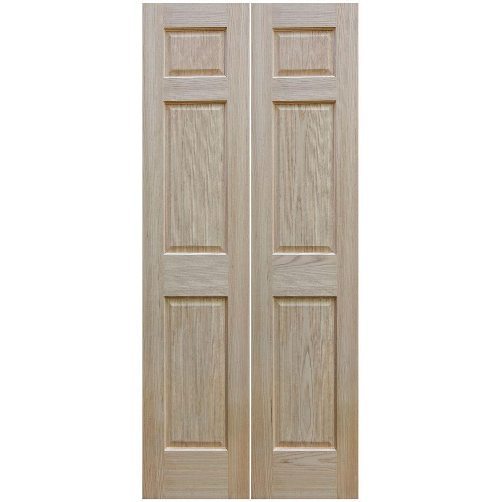 Medium Brown Wood Bifold Doors Interior Closet Doors The