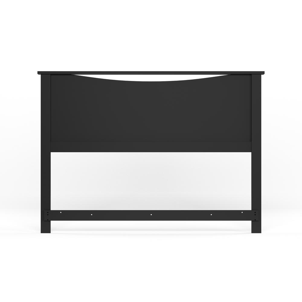 South Shore Step One Full Queen Size Headboard In Pure Black 3107270 The Home Depot