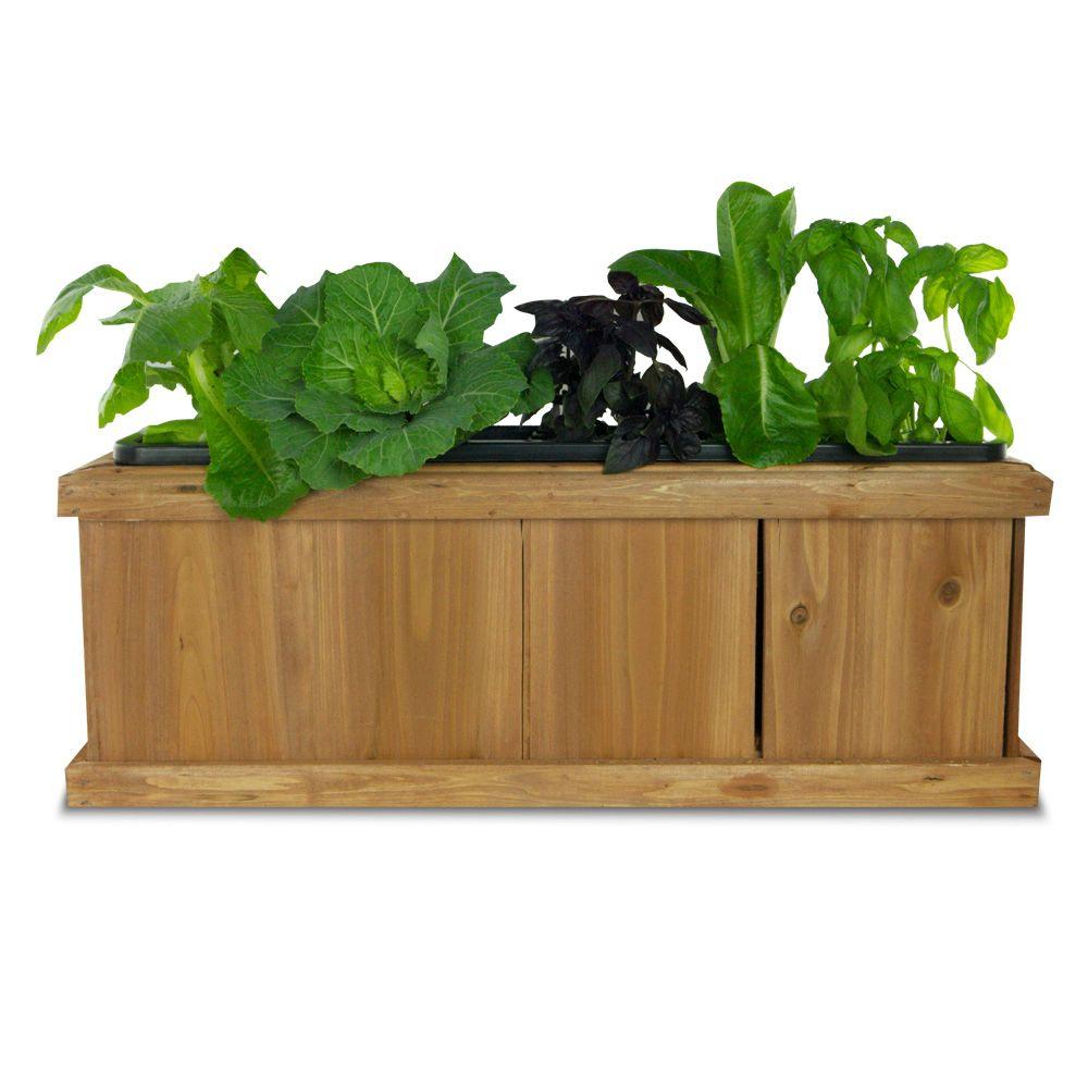 Pennington 40 in. x 12 in. Wood Planter Box-540 - The Home Depot
