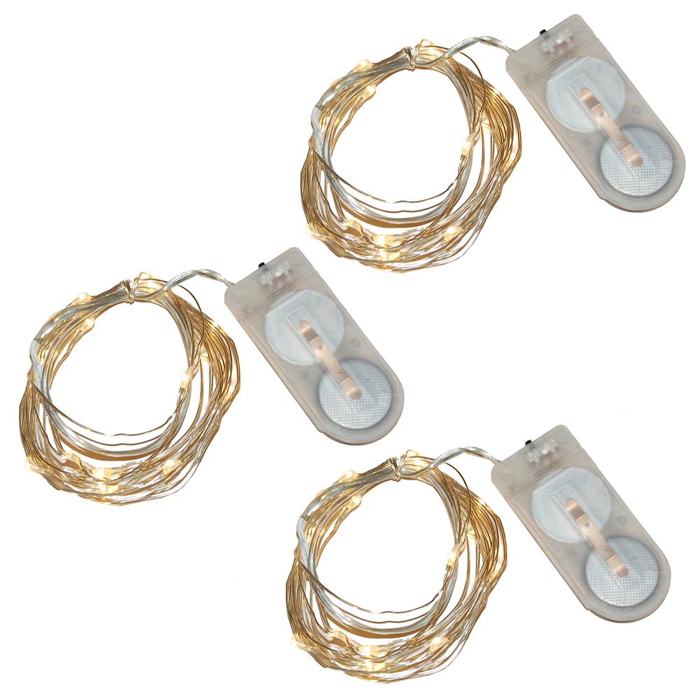 Lumabase Warm White Battery Operated Waterproof Mini String Lights Lumabase Warm White Battery Operated Waterproof Mini String Lights