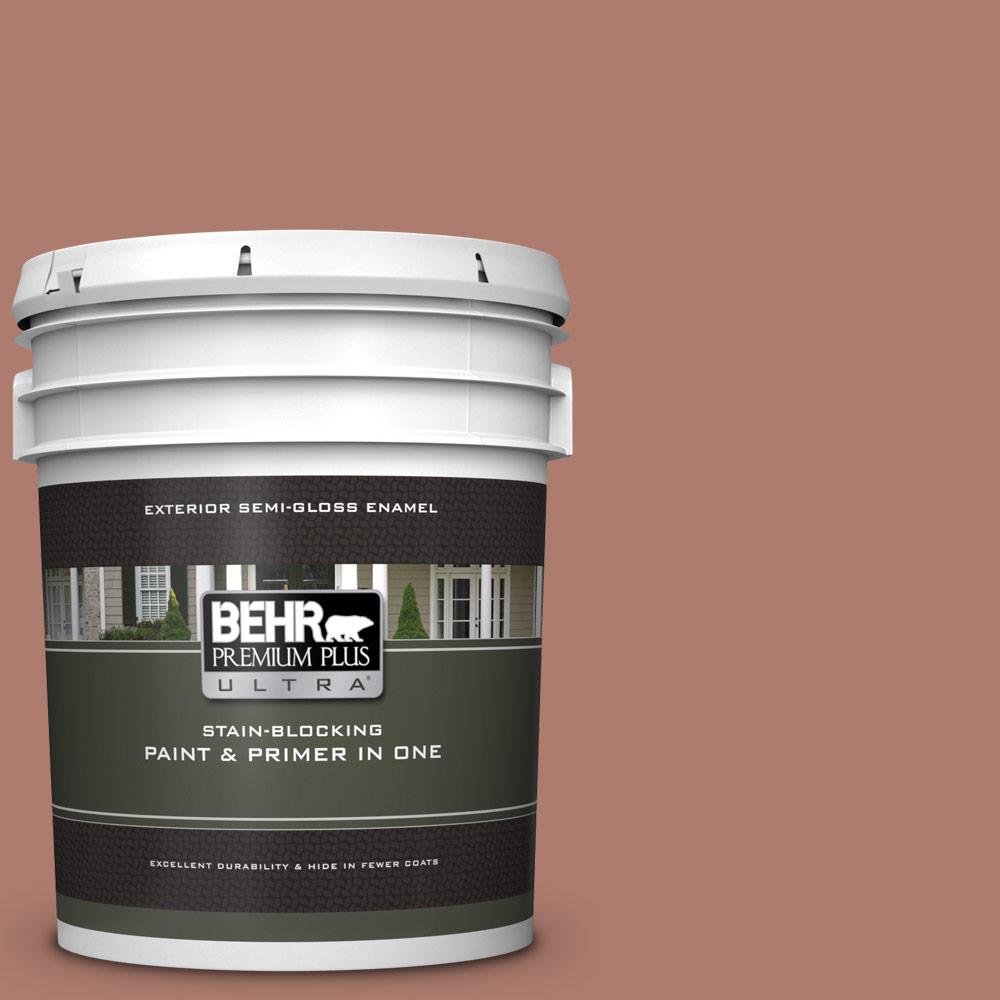 BEHR Premium Plus Ultra 5 gal. PPU211 Mars Red Semi