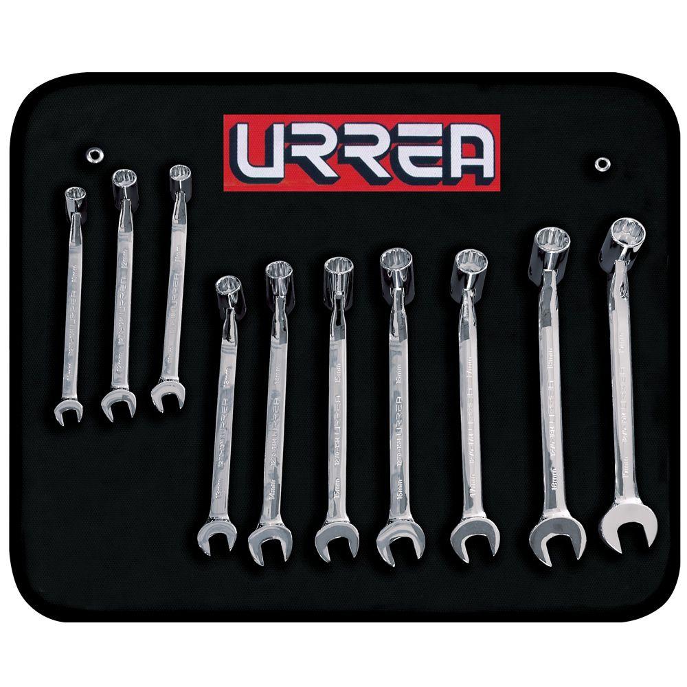 URREA Metric Combination Flexible Wrench Set (10Piece)1270HMF The