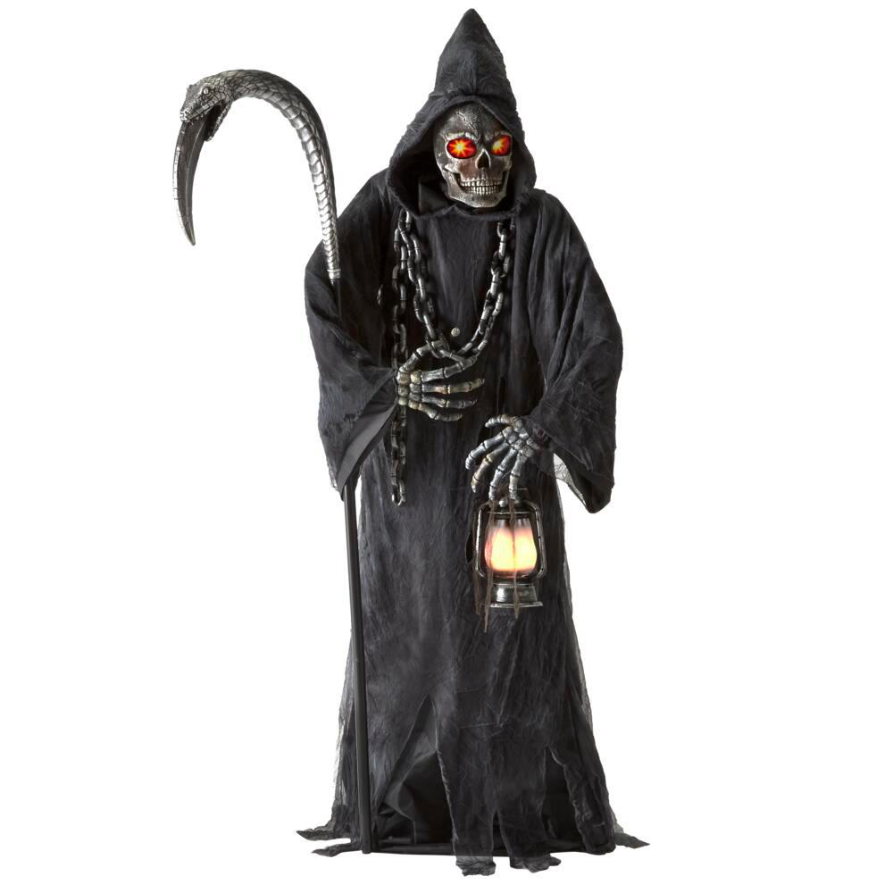 6 ft. Animated LED Reaper with Lantern