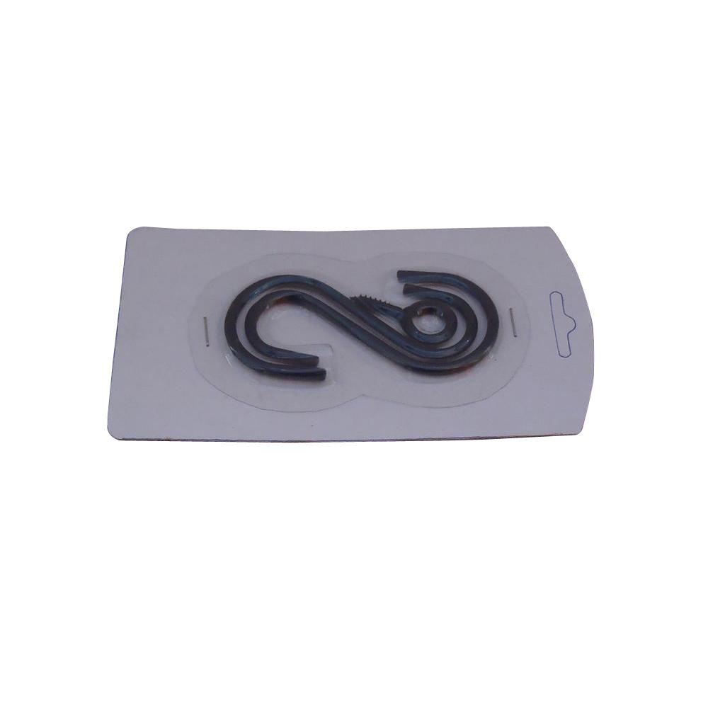 Plant Hangers Planters The Home Depot 1 77 In X 0 157 3 35 Black Metal Extender Hooks
