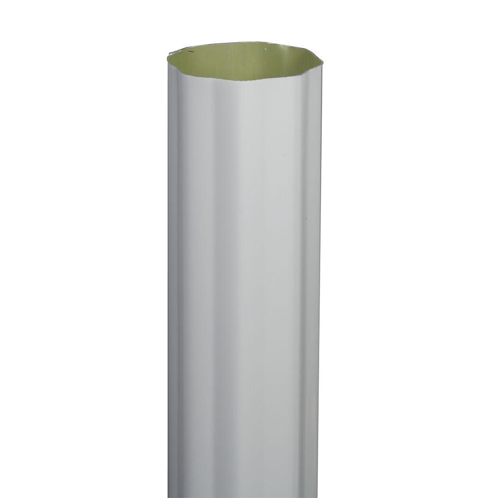 Spectra Metals 4 in. Round Linen Aluminum Downpipe Elbow-4RELLN ...