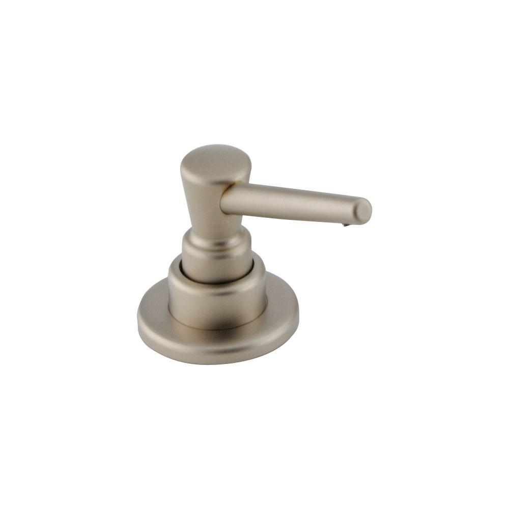 Delta Soap & Lotion Dispenser in Pearl Nickel-RP1001NN - The Home Depot