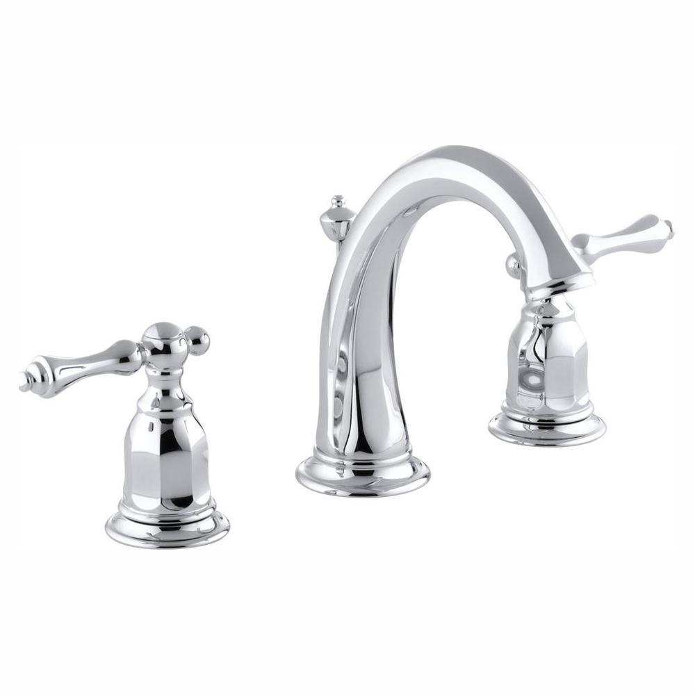 KOHLER Bancroft 8 in. Widespread 2Handle LowArc Bathroom Faucet in