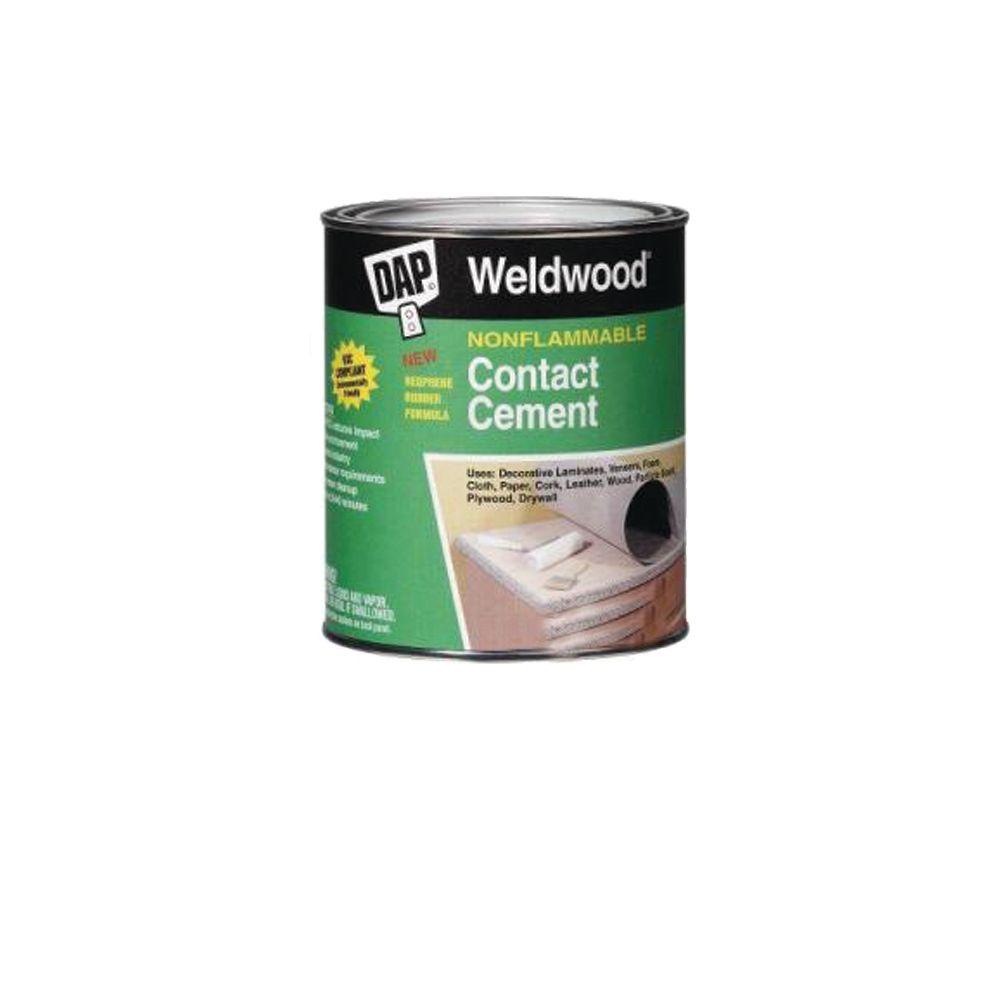 Dap Weldwood 1 Gal Non Flamable Contact Cement 203898 The Home Dap Weldwood 1 Gal Non Flamable