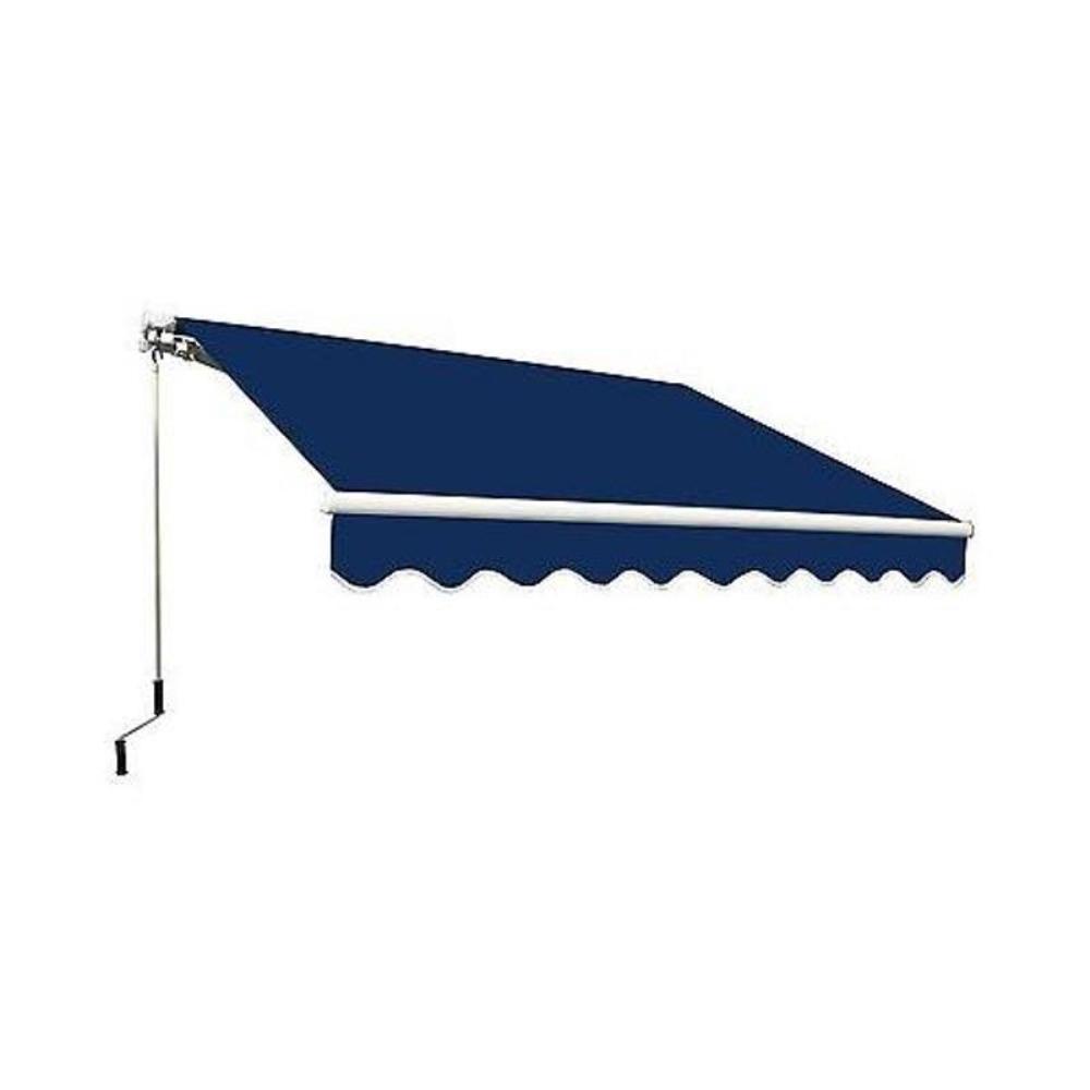 Patio Lawn Garden Umbrellas Shade Aleko Aw13x10bk81 Retractable Patio Awning 13 X 10 Feet Black Horeto Com