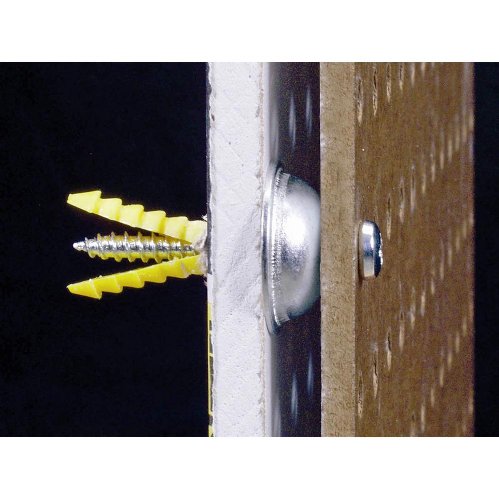 Fixing Kit Pack of 6 BLACK Spacer Pegboard Hanging