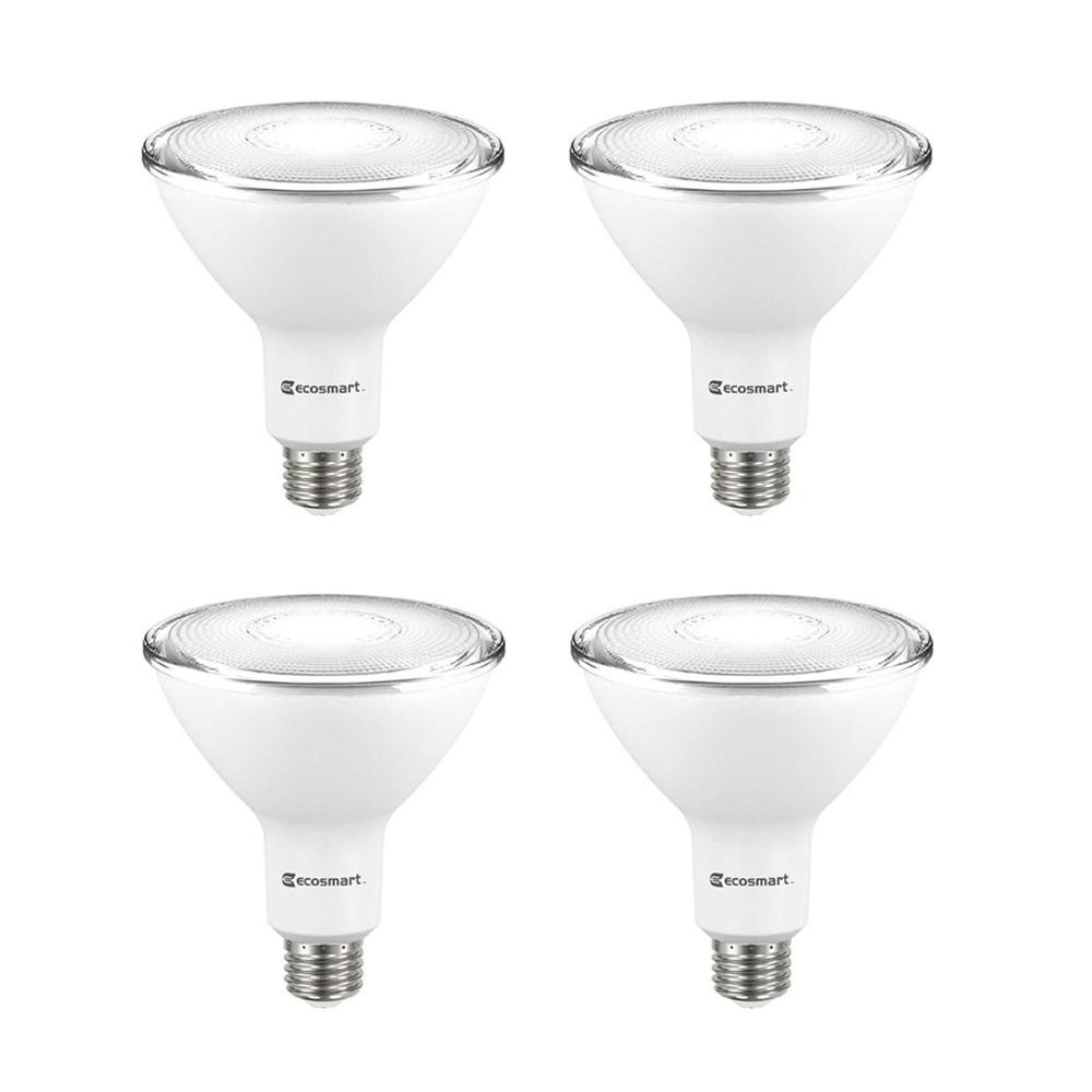 Par38 Ecosmart Dimmable Led Bulbs Light The Home Depot 90 Watt Equivalent Par38 Dimmable Energy Star Led Flood Light Bulb Daylight