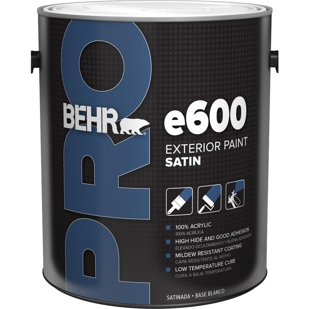BEHR Premium Plus Ultra 1gal. WD710 Creamy White Satin Enamel