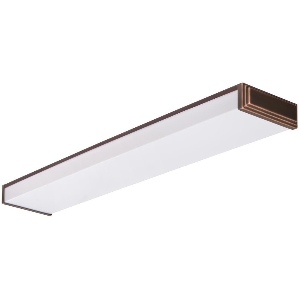 Lithonia Lighting 10648re Bz Riser 2 Light Black Bronze Fluorescent Ceiling Light 10648re Bz The Home Depot