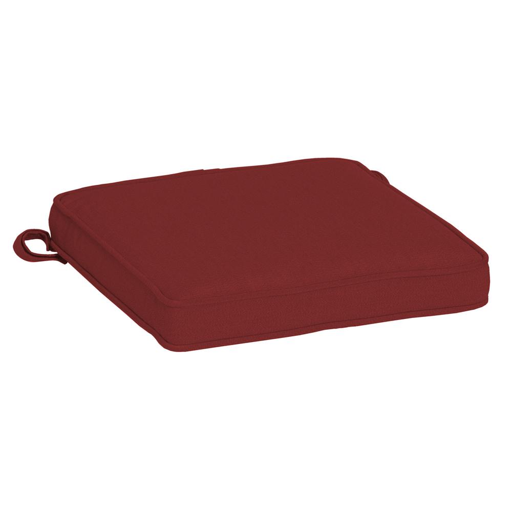 Arden Selections Oasis 15 in. x 17 in. Square Outdoor Seat Cushion in