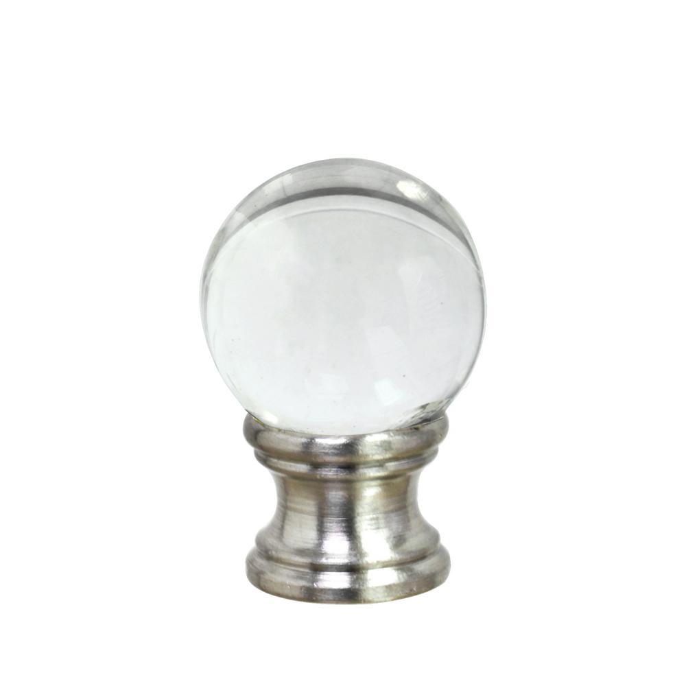 glass ball finials