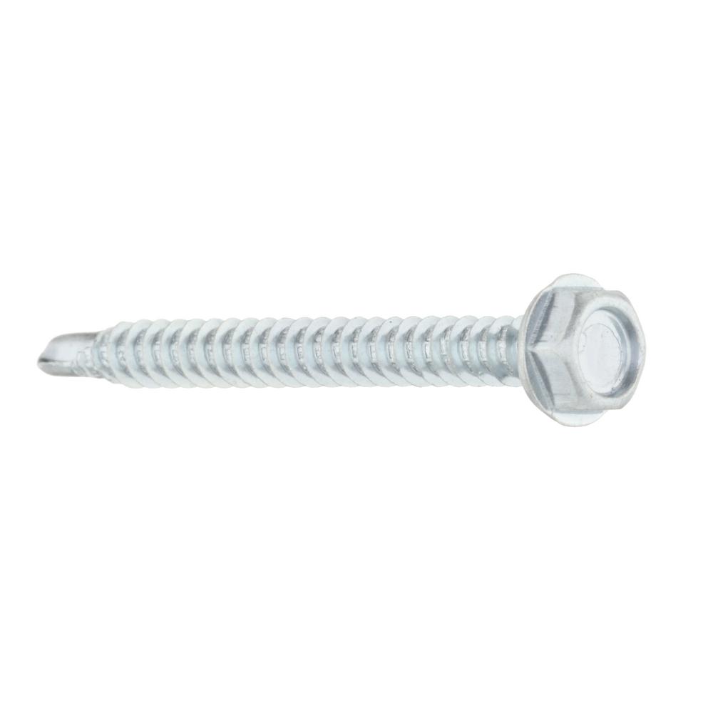 Pack of 100#10 x 1//2 Self Tapping Sheet Metal Screw JTS25