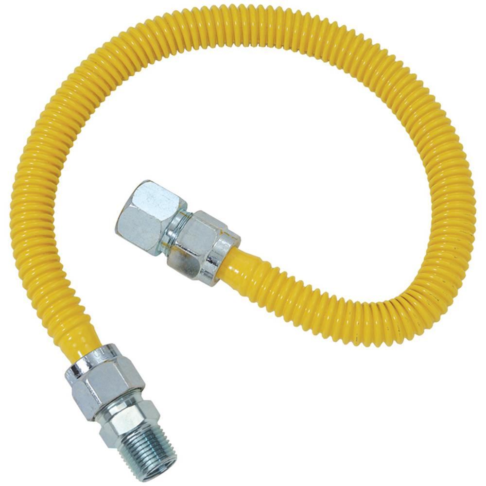 UPC 026613112848 product image for BrassCraft Gas Range and Gas Furnace Flex-Line (5/8 in. O.D. (3/4 in. FIP x 1/2  | upcitemdb.com