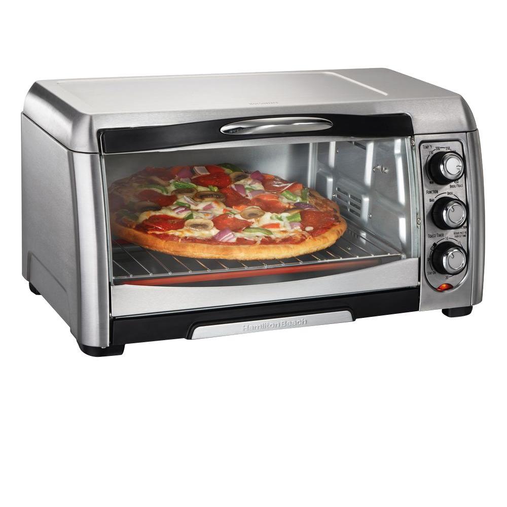 Hamilton Beach Stainless Toaster Oven-31333 - The Home Depot
