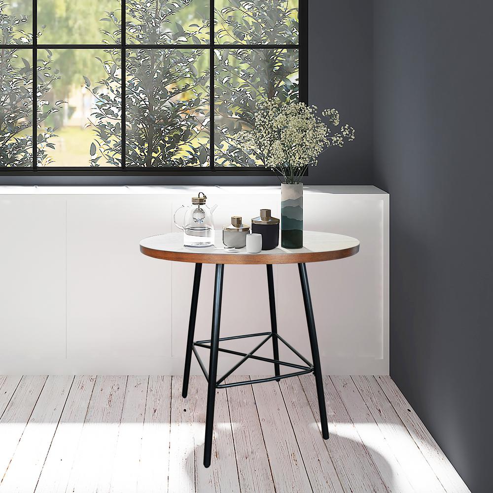 Illona Elm 36 In Round Counter Height Bar Table Illona Elm 36 In Round Counter Height Bar Table