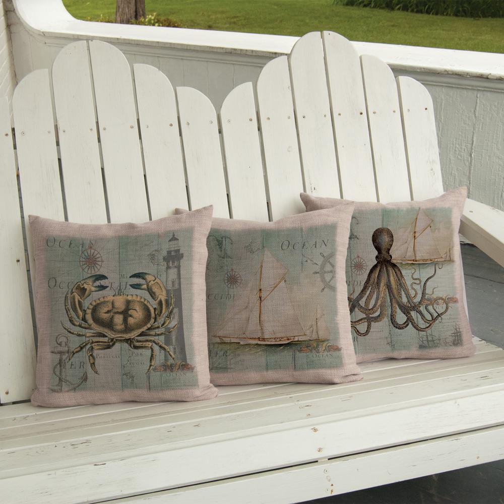 Farm Country Home Accents Decor The Depot Costal Oyster Collage Pillow