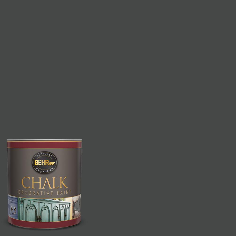 BEHR 1 qt. BCP45 Classic Noir Interior Chalk Finish Paint713004 The Home Depot