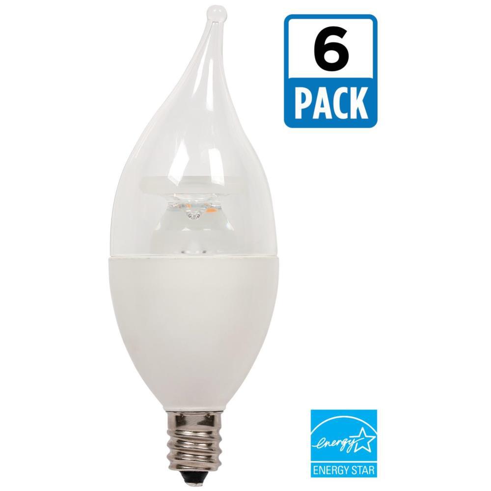 Westinghouse 40W Equivalent Warm White CA11 Dimmable LED Light Bulb (6