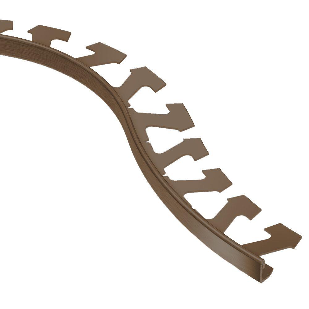 ABGB 1//4, Brushed Bronze Schluter VINPRO-RO Tile Edging Trim
