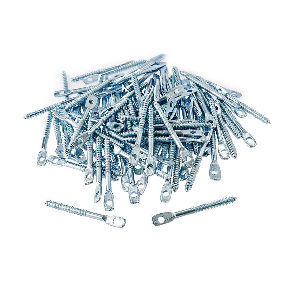 Details About 3 In Eye Lag Screws 100 Pack Ceiling Lag Screw Joists Attach Hanger Wire Wood