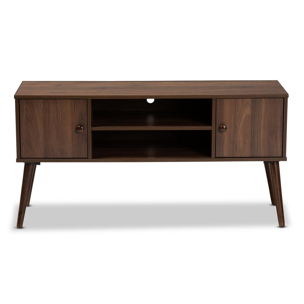 Baxton Studio Alard Walnut Modern Tv Stand 159 9850 Hd The Home