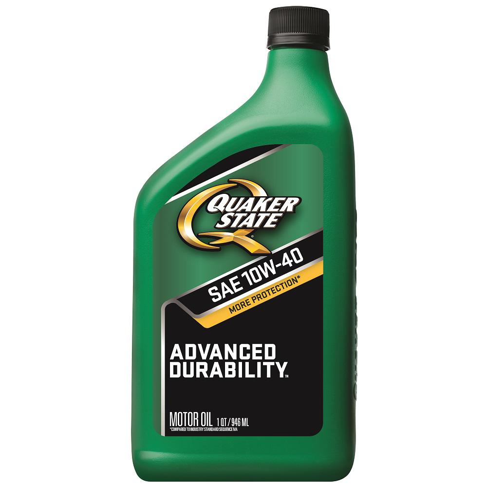 Quaker State 5 QT. SAE 10W40 Advanced Durability Conventional Motor