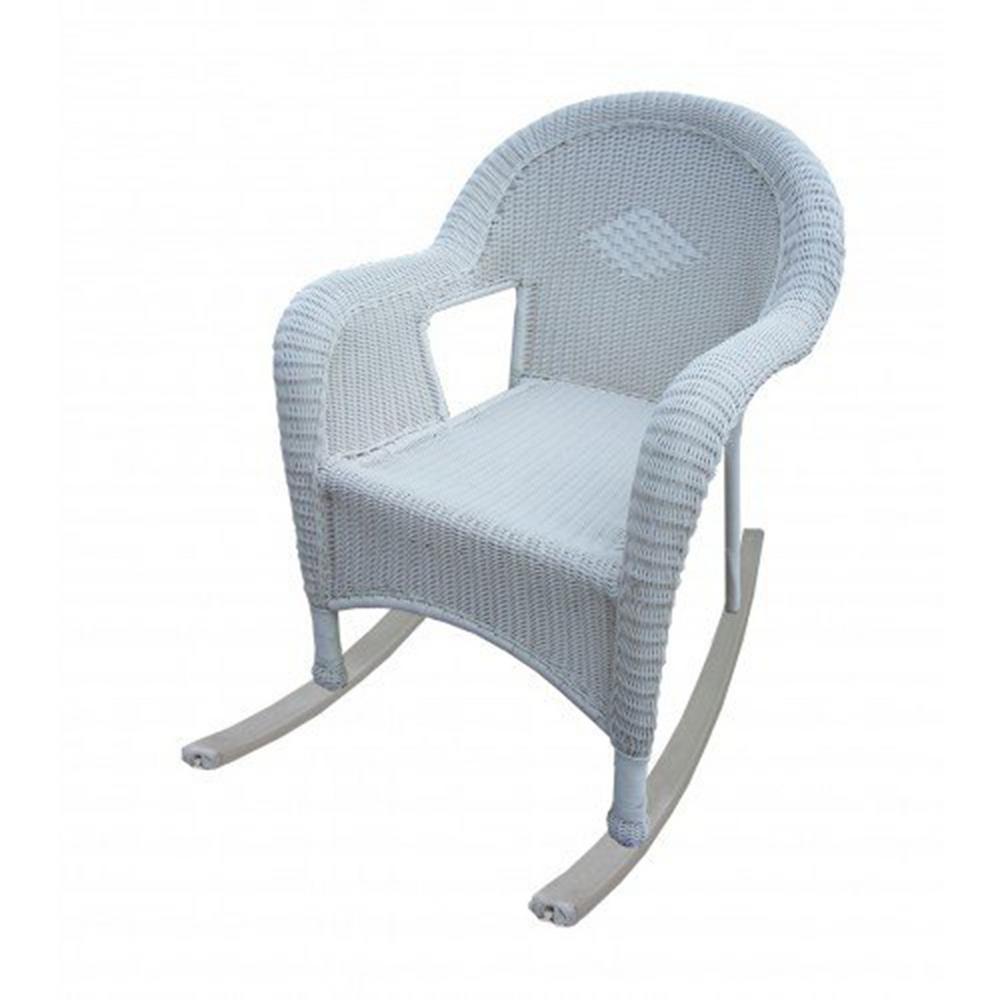 White Wicker Outdoor Dining Chairs - Crosley Furniture Palm Harbor