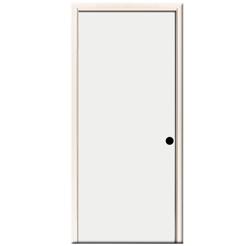 Steves Sons 24 In X 80 In Premium Flush Primed White Left Hand