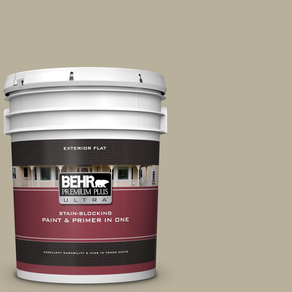 BEHR Premium Plus Ultra 5 gal. N3403 Bonsai Pot Flat Exterior Paint