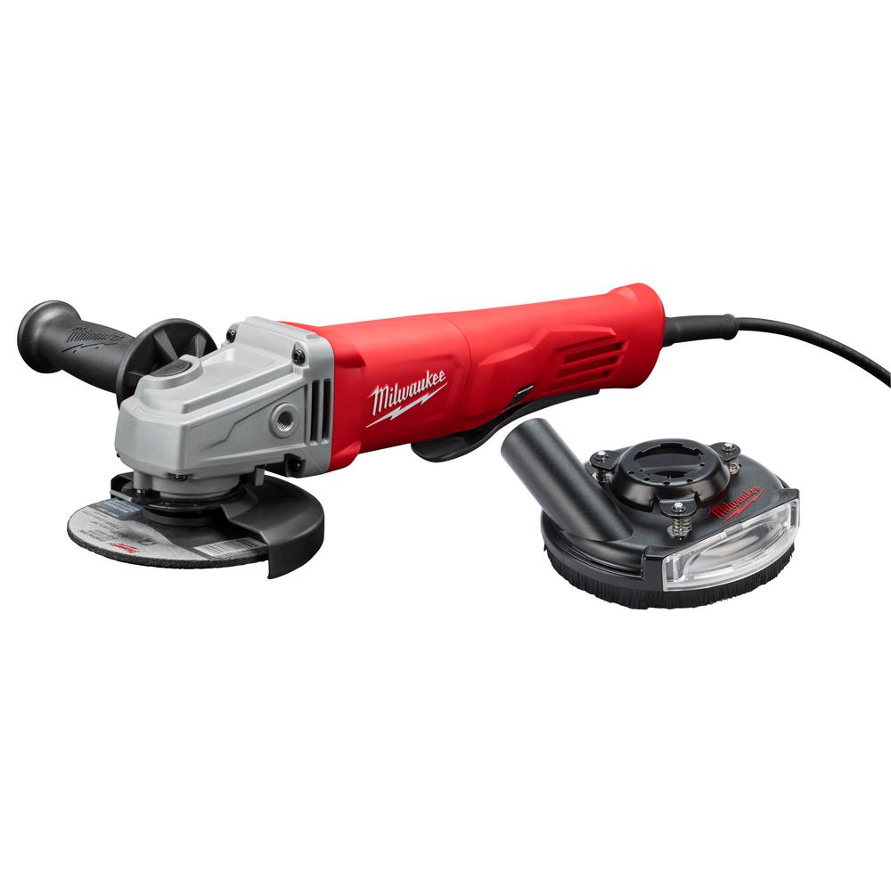 NEW MILWAUKEE 4-1//2/" SMALL ANGLE GRINDER WITH SHROUD PADDLE LOCK-ON #6142-31S