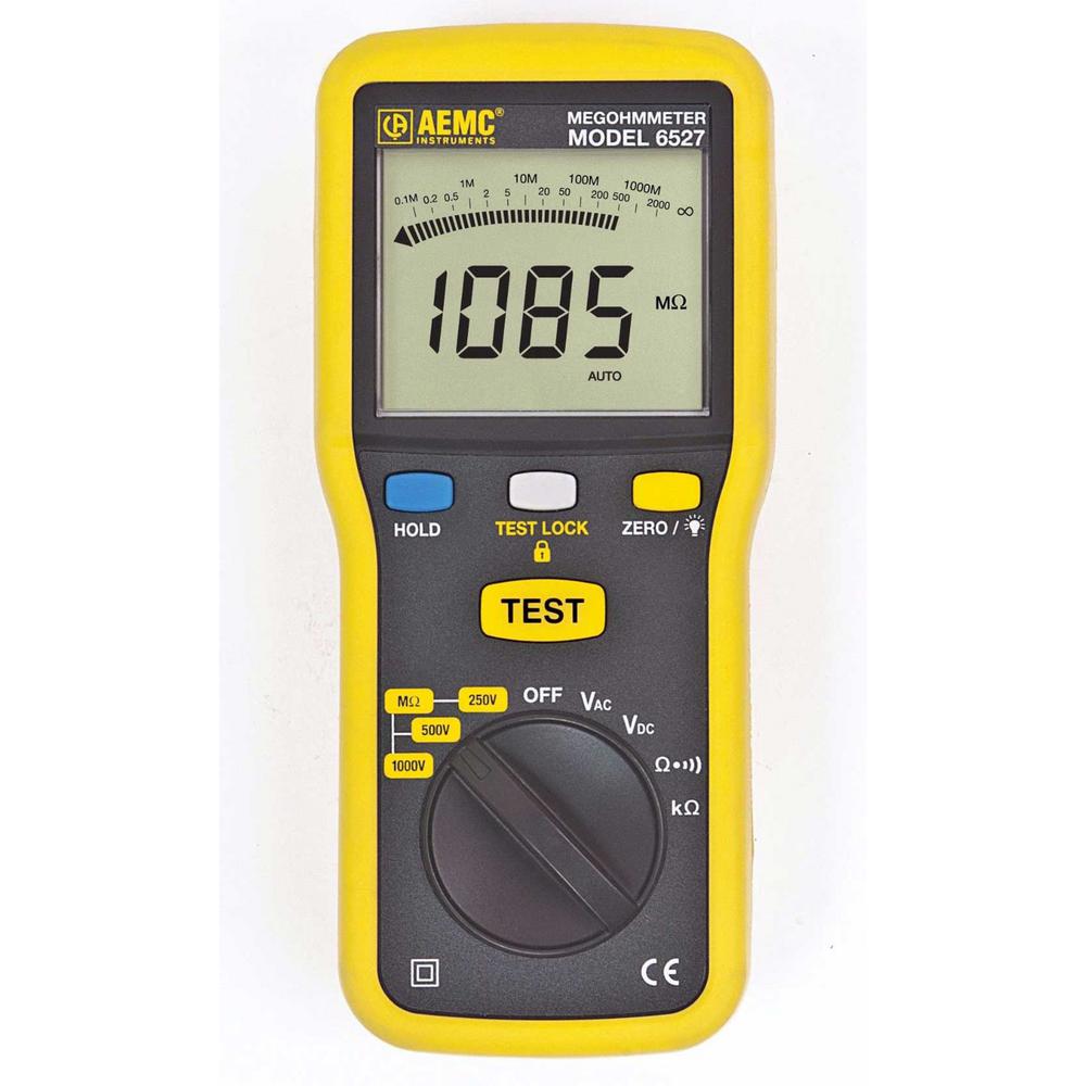 AEMC Digital Megohmmeter With Continuity 2126 53 The Home Depot