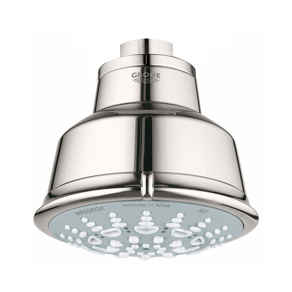 GROHE Relexa Rustic 5Spray 315/16 in. Showerhead in Polished Nickel