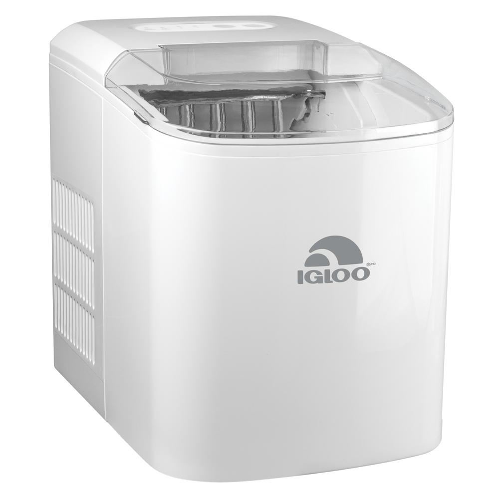 NewAir 50 lb. Countertop Freestanding Ice Maker in White-AI-250W - The ...