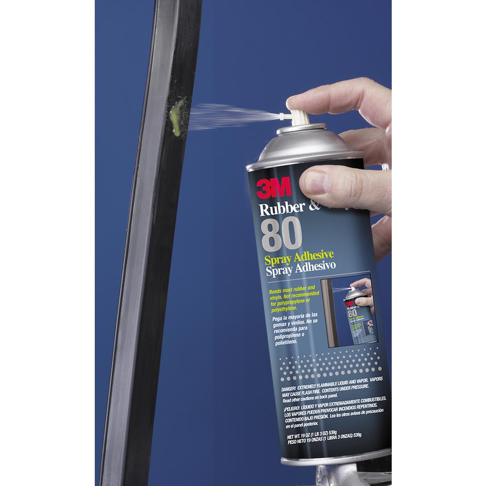 3m 19 Oz Rubber And Vinyl 80 Spray Adhesive 80 The Home Depot