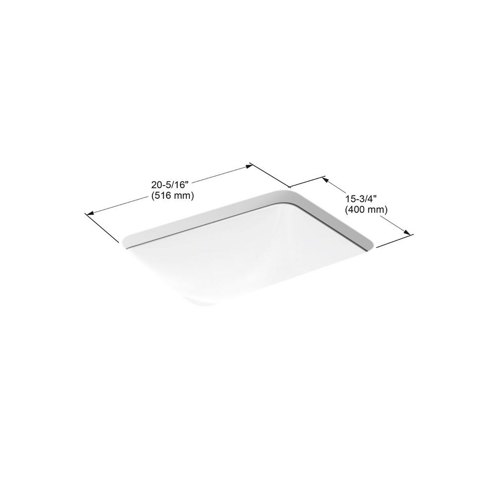 Kohler Caxton Rectangle Undermount Bathroom Sink In White K 20000 0 The Home Depot - Kohler Caxton Rectangle 20 5 16 Undermount Bathroom Sink With Overflow Kohler Caxton Rectangle Undermount Bathroom Sink In White K 20000 0 The Home Depot - Kohler Caxton Rectangle 20 5 16 Undermount Bathroom Sink With Overflow