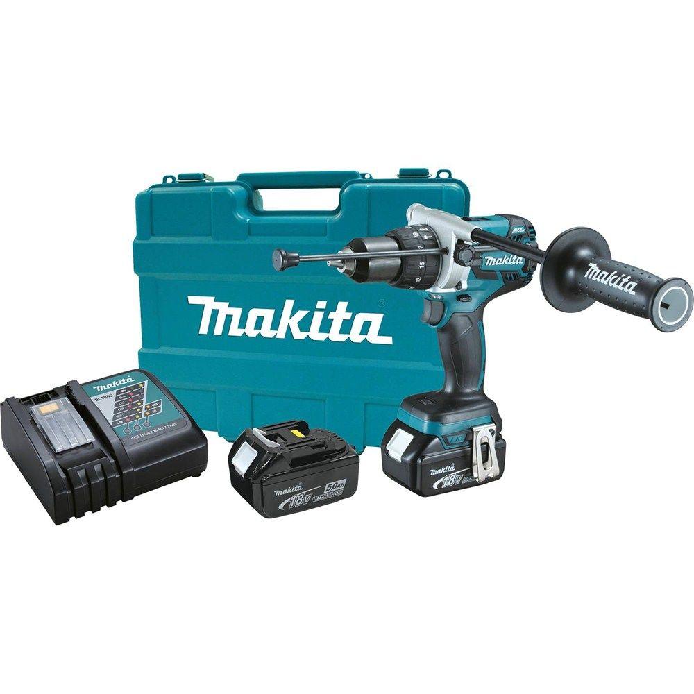 Makita 18Volt LXT LithiumIon Brushless 1/2 in. Cordless Hammer Driver