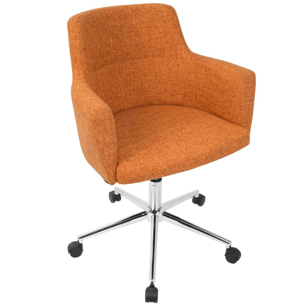 Orange Office Chairs Home Office Furniture The Home Depot