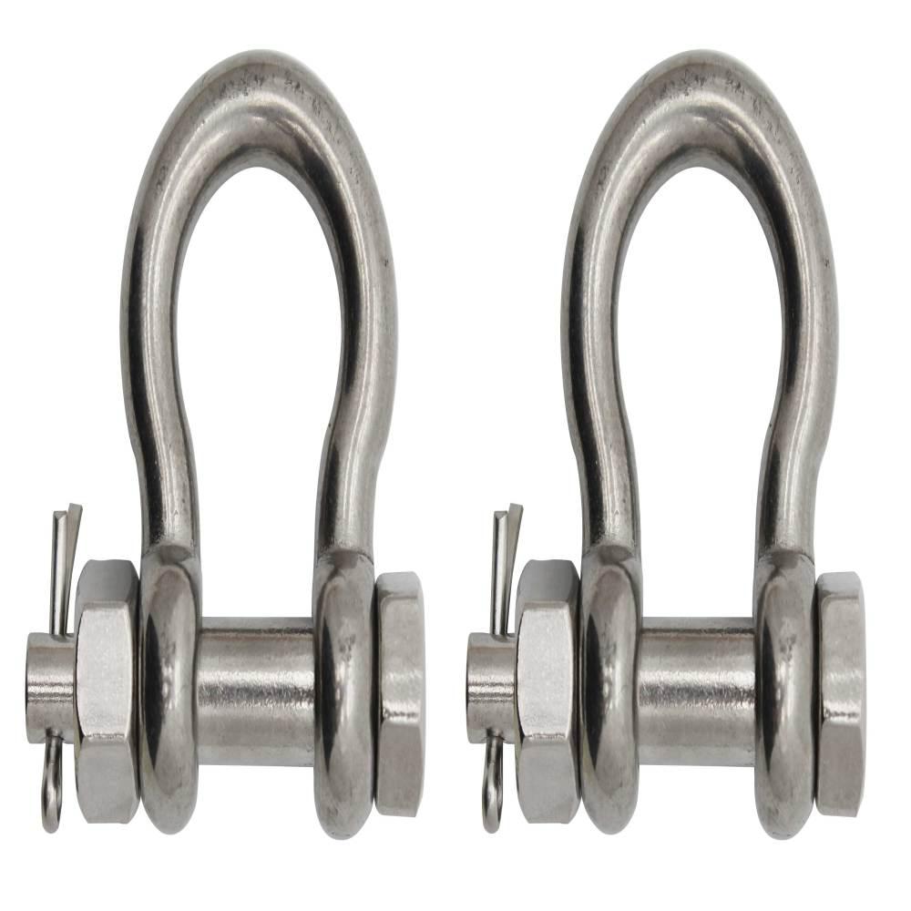 Extreme Max BoatTector Stainless Steel BoltType Anchor Shackle 7/16