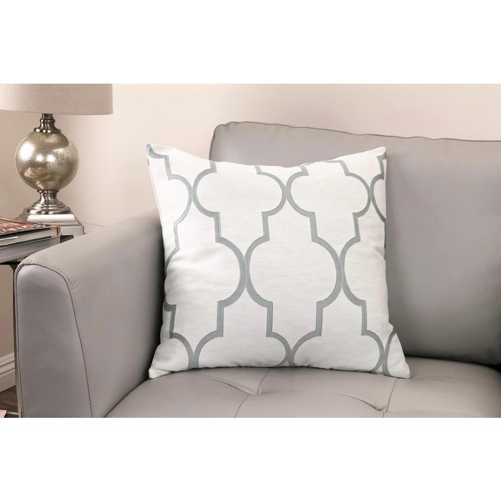Armen Living Paxton Sea Foam Geometric Down 7 In X 20 In Throw