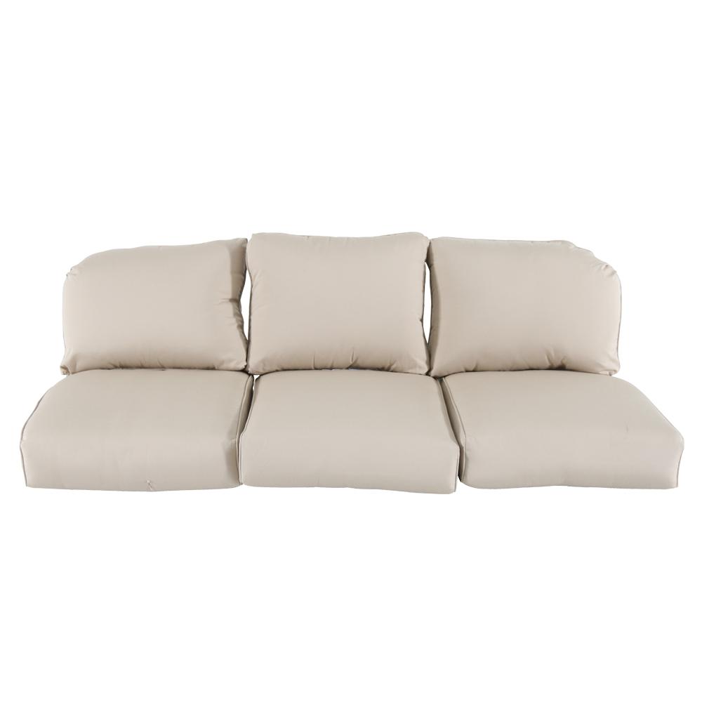 Outdoor Sofa Cushions The Home Depot Camden Sunbrella Canvas Antique Replacement Outdoor Sofa Cushions
