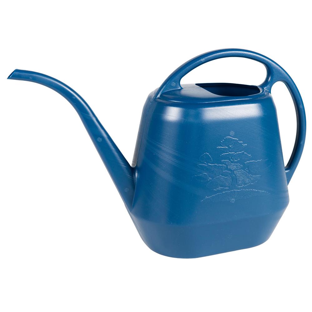 Bloem Watering Can 144 oz. Deep Sea Plastic Aqua Rite CollectionJW41