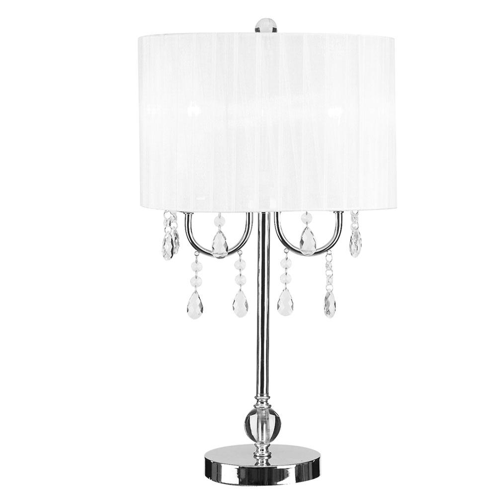 black chandelier table lamp