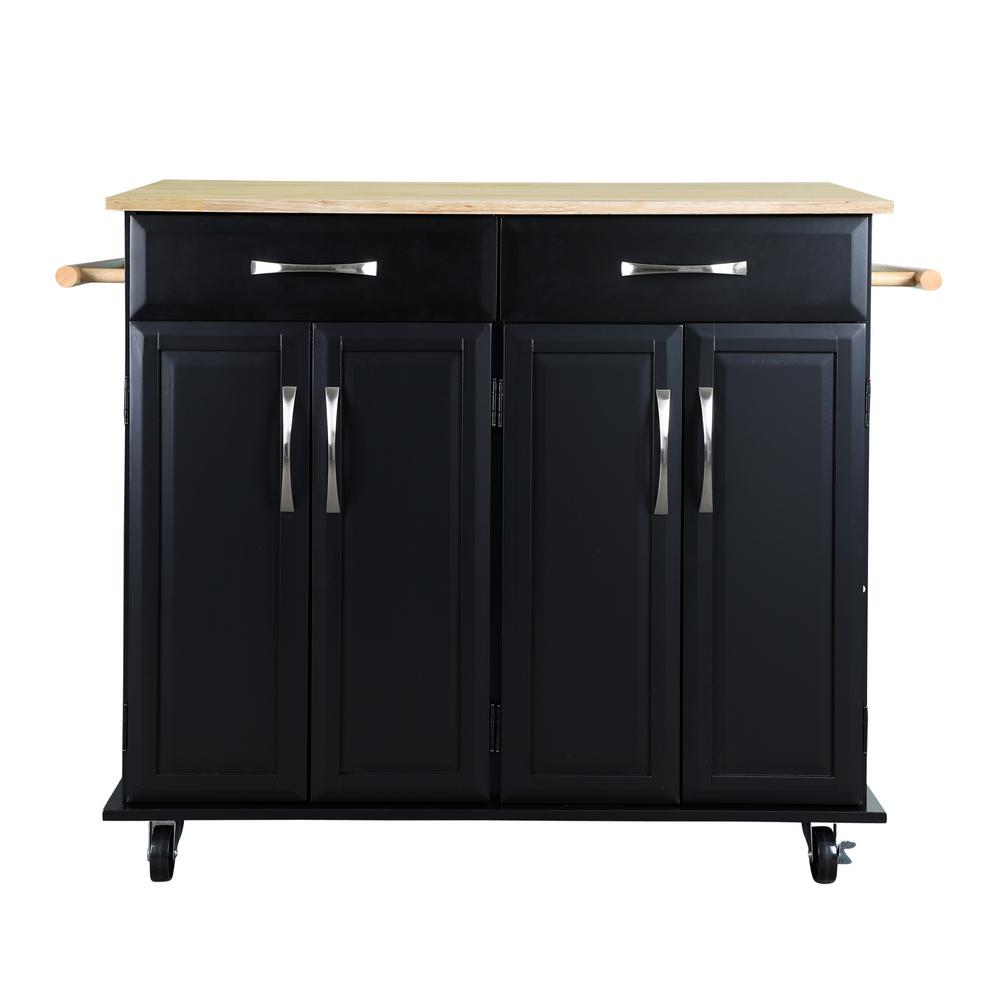 Utopia Alley Black Kitchen Cart With Storage Cabinets Handles Rolling Kitchen Island Ft75bk The Home Depot,Lebanon New Hampshire Airport
