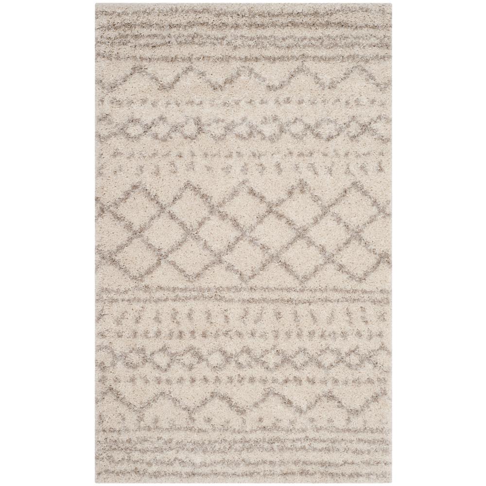 Safavieh Arizona Shag Ivory/Beige 3 ft. x 5 ft. Area RugASG741A3